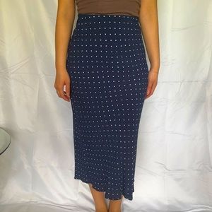 COPY - Madewell Polka Dot Midi Skirt